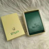 Foreign trade in stock labor portable watch box green portable box labor shi portable watch box high-grade deerskin velvet box