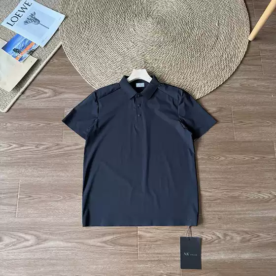 New Arrival Outdoor Solid Color Plain Polo Shirt Made of Nylon-Spandex High-Elastic Fabric, Unisex T-Shirt
