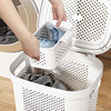 Dirty Clothes Basket Household Large Capacity Dirty Clothes Basket with Lid Bathroom Storage Laundry Basket Clothes Dirty Clothes Storage Basket