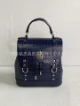 Blue crocodile pattern shoulders g