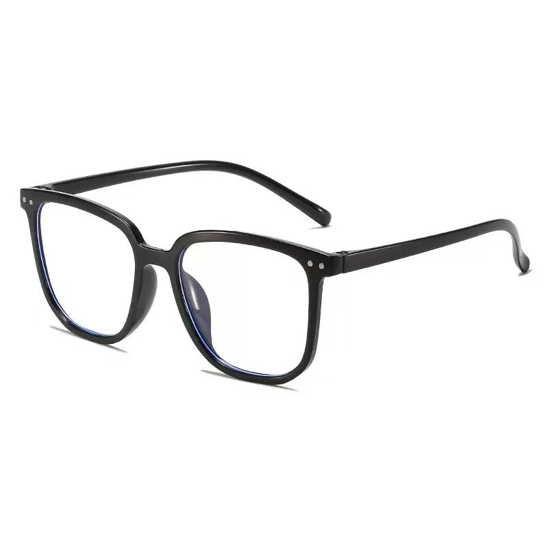 Gradient Frame Anti-Blue Light Glasses Large Frame Flat Glasses Ultra-Light Glasses Frame for Men and Women, Students Can Wear Prescription Glasses