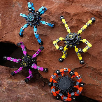 Boring Little Toy in Class, Fidget Spinner, Transforming Rotating Toy for Boys and Girls, Rotating Decompression Puzzle for Kidsren