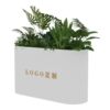 Outdoor Wrought Iron Flower Box Fence Outdoor Display Commercial Street Stainless Steel Flower Trough Rectangular Sales Department Square Flower Bed