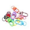 Wholesale Jewelry Buckle Zinc Alloy Keychain Paint 3-Point Dog Buckle Rotating Quick-Hook Shrimp Lobster Buckle Colorful Door Buckle