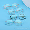 New Retro Glasses Frame Metal Memory Glasses Frame Ultra-Light Memory Titanium Can Be Equipped with Anti-Blue Light Myopia Glasses Wholesale