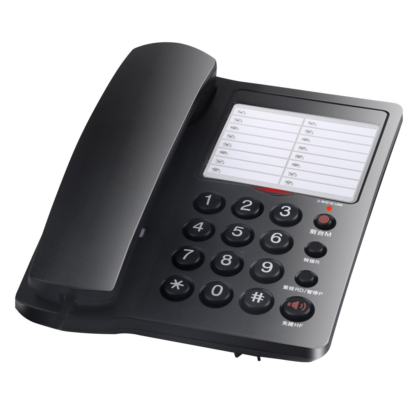 宝泰尔K118固定电话机家用座机可挂墙酒店客房电话可做公司logo