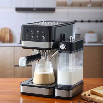 Coffee Maker New Italian-Style Multifunctional Coffee Machine for Home Use, Small Automatic Milk Frother, One-Button Smart Cross-Border