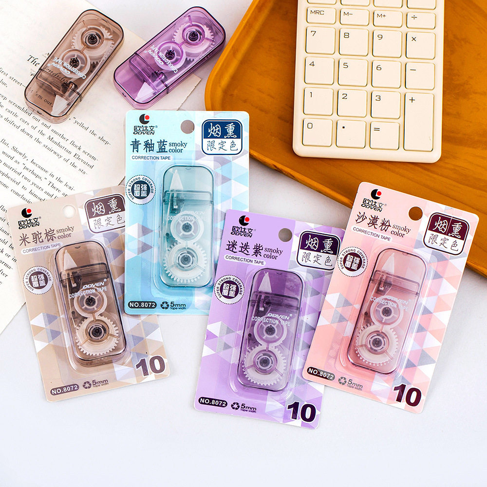 Macaron Pocket Correction Tape Office and School Supplies Correction Tape Student Examination Correction Transparent Correction Tape