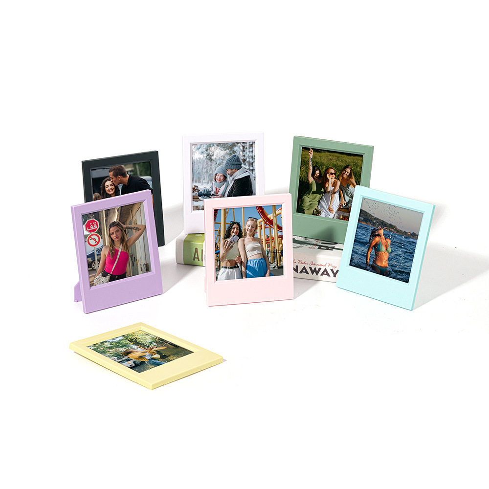 Ins Simple 5inch Polaroid Small Photo Frame Living Room Bedroom Study Hollow Photo Frame Wide/Polaroid Empty Frame