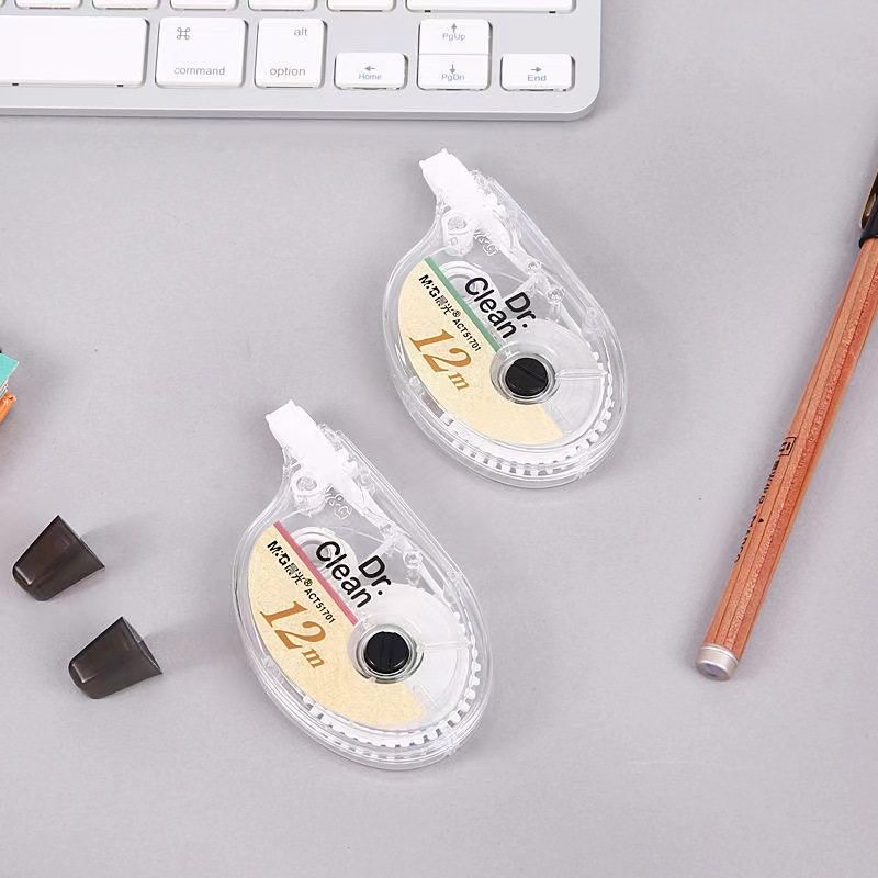 Morning Light Stationery Act51701 Correction Tape Simple Portable Correction Tape for Primary School Students Correction Tape 12m Correction Tape
