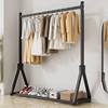 Iron Clothing Store Display Rack Floor-Standing Island Clothes Rack Men's and Women's Clothing Store Shelves Household Clothes Drying Rack Coat Rack