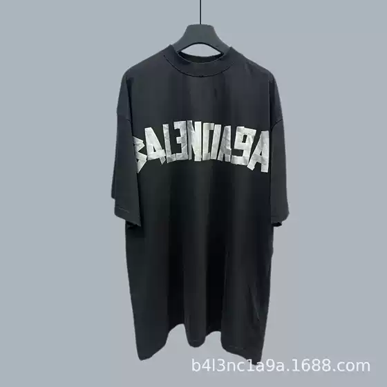 [Ready Stock and Shipped in Seconds] Correct High Version Paris B Family 24Ss New Series Collection Loose Men's and Women's T-Shirts