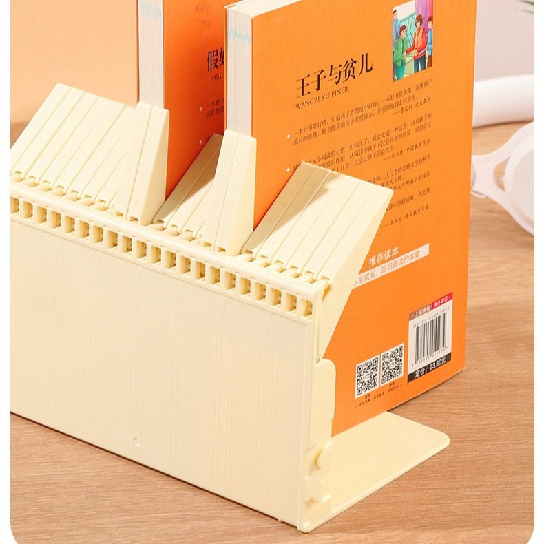 Book Stand Desktop Storage Fixed Book Stand Bookshelf Storage Rack Plastic Storage Rack Table Reading Rack Book Holder