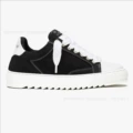 N-shaped sneakers-black and white