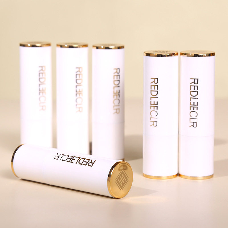 Riley charm color matte velvet lipstick does not fade non-stick cup lasting color plain small white tube lipstick student party