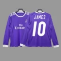 16-17 royal m away long sleeves + printed number 10