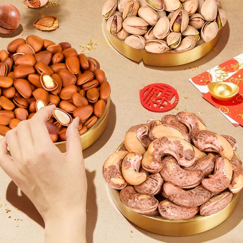 New Daily Nuts Mixed Nuts Canned Gift Box Snacks Pure Dried Fruit Fried Complete Gift Pack New Year Gift