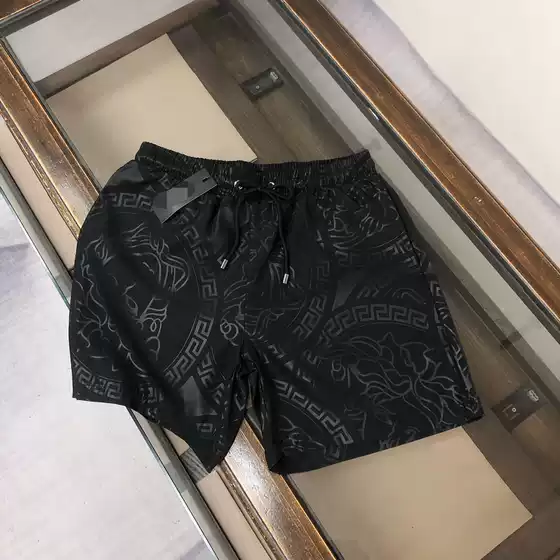 Authentic Beach Shorts Summer Thin Ice Silk Shorts Men's Loose Casual Five-Point Shorts Men's Flagship Store Outdoor