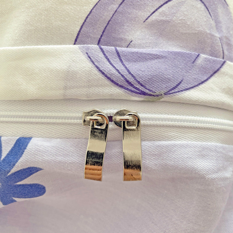 Pure Cotton Household Type a Naked Sleeping Bed Bed Sheets Four-Piece Set 100 Pure Cotton Student Three-Piece Quilt Cover Quilt Cover Bed Bed Sheets Four-Piece Set