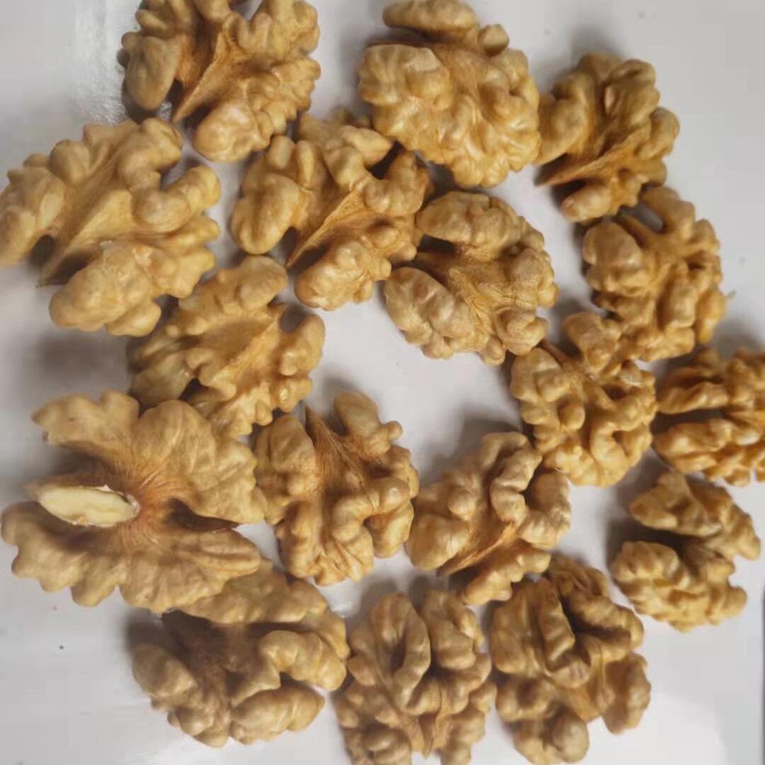 Walnut Kernels Wholesale Xinjiang Walnut Head Road Two-Way Three-Way Walnut Food Factory Raw Materials Whole Box Bulk Walnut Kernels