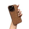 Suitable for iPhone 17 Pro Phone Case, 13 Pro Electroplated Leather Leopard Print, Apple 15 Full Coverage Lens Film, 14 Pro