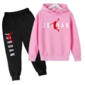 Pink + black pants
