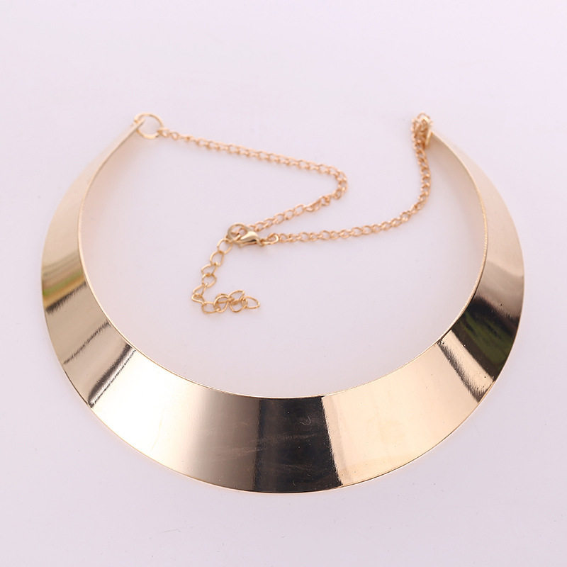 2016 European and American Jewelry Punk Xu Hao Metal Exaggerated Collar Necklace Collar
