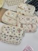 41224 [Copyright Lesson] Cartoon Floral Multifunctional Storage Bag Organizer Bag Id Card Bag Key Coin Purse