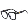 Kedun Square Hollow-Out Plain Glasses Anti-Blue Light 2023 New Eyeglass Frames European and American Style Metal Eyeglass Frames Ins