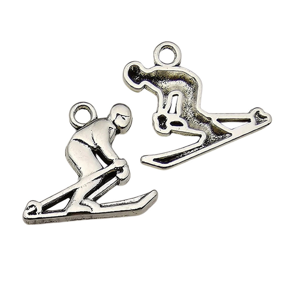 70款运动系列合金饰品配件DIY项链手链吊坠服饰篮球啦啦队小挂件