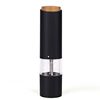 Cross-Border Wheat Straw Pepper Mill Electric Sea Salt Grinder Pepper Rose Salt Set Black and White Multi-Color Ready Stock
