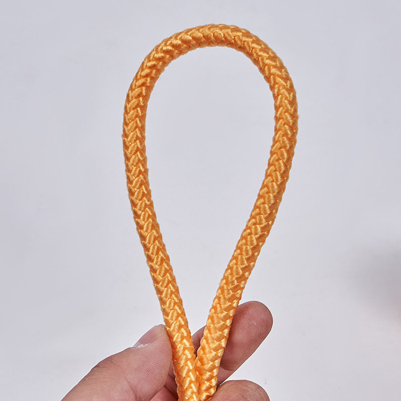 Nylon rope braided rope binding rope white color umbrella rope outdoor clothesline braided rope nylon core rope