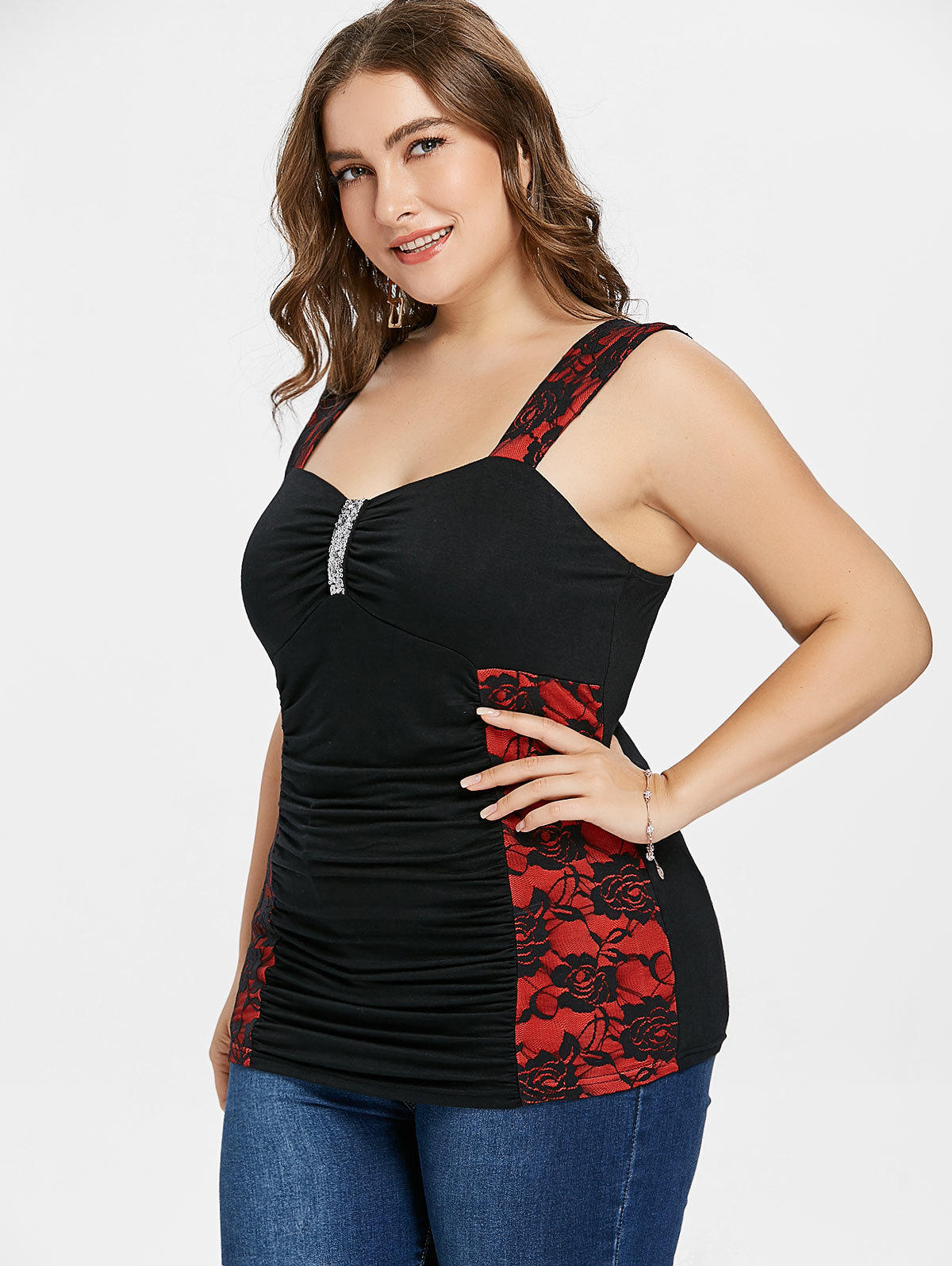 Sequin Cami Top Low Cut Sexy Design Summer Style Perfect for Parties and Night Out Wholesale Available