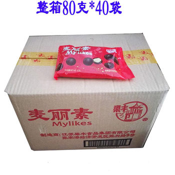 Liang Feng Mai Li Su 80g * sandwich milk chocolate beans cocoa butter nostalgic snacks dessert cheap campus