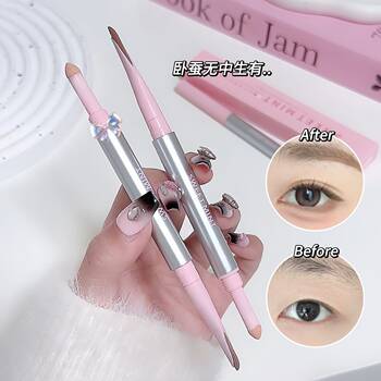 Sweet Mint Double-Ended Bobo Silkworm Pen Is Naturally Smooth and Not Easy to Smudge, Easy for Novices to Use and Affordable for Students