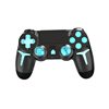Factory PS4 wireless bluetooth gamepad with RGB light dual vibration six-axis PC computer steam gamepad