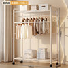 Simple Floor-Standing Wardrobe for Home Use, Clothing Storage Cabinet with Drawers, Wardrobe for Bedroom, Hat Rack, Clothes Drying and Hanging