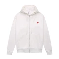 White [609 small love zipper style]