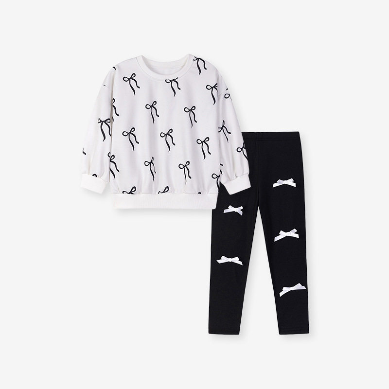 Girls' Long-Sleeve Set Wholesale & Dropshipping, Autumn Cute Baby Outfit