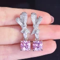 Pink diamond ordinary cut [price per pair]