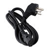 Feinier Black goose head tail power cord computer power cord host cable 1.8 meters OD8.0