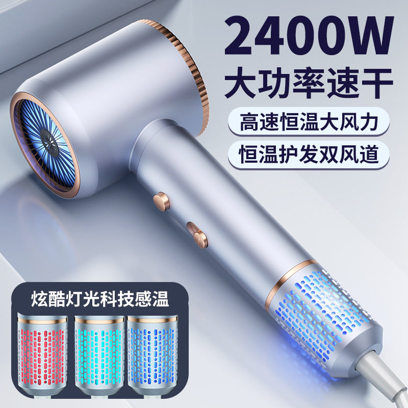 Cross-Border Hair Dryer for Home Dormitory Hot and Cold Air Negative Ion Internet Celebrity High-Power Hair Salon Hair Dryer Manufacturer Wholesale