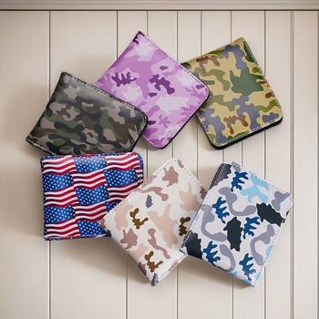 New Men's Short Wallet with Original Camouflage Print 80% off Card Holder Multi-Card Slot Wallet Cross-Border Customizable