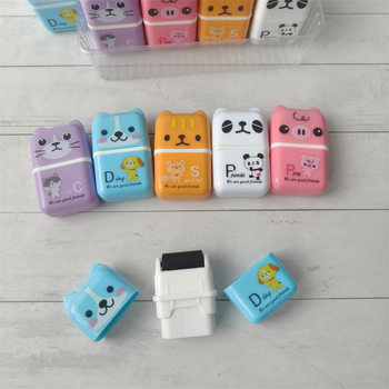 Foreign Trade New Generation Cute Pet Animal Cat Roller Eraser Piggy Panda Bear Small Shiba Inu Dandruff Eraser Eraser Batch