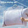 Household Drying Pillow Artifact Mesh Bag Special Drying Rack for Lazy Drying Doll Windproof Storage Folding Drying Mesh Bag