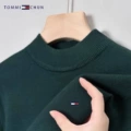 Dark green [half turtleneck]