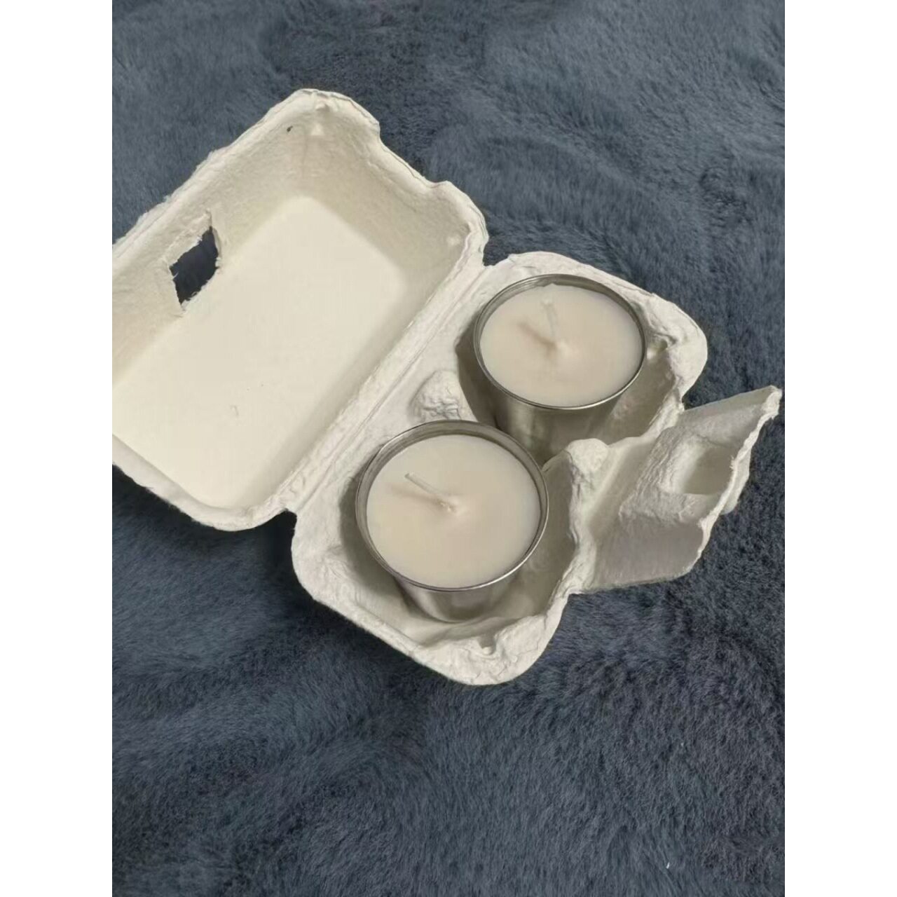 2026 Disposable Egg Tray 2 Pieces of Pulp Egg Box Egg Tray with Lid Packaging Box Earth Egg Gift Box Year of the Horse