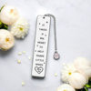 Cross-border hot titanium steel bookmark in stock wholesale metal stainless steel bookmark can be to map laser lettering plus logo