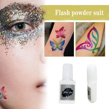 Cross-border glitter powder gel tattoo glue sequins glitter makeup glue