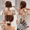 Lazy Marubeni Head Hair Curler Headwear Korean-style Simple All-match Hair Curling Bub New Style Flower Hair Curling Artifact for Women